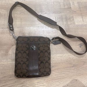 Coach signature crossbody